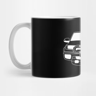 Ford Ranger Raptor White Outline Mug